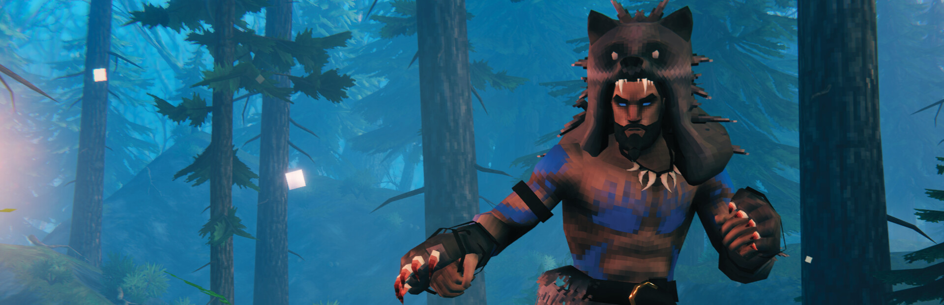 Valheim key art — a Viking warrior beneath the world tree, host it free on Gaming4Free